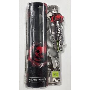 Mad Catz Gears of War Xbox 360 Faceplate Crimson Omen Red Black New Sealed